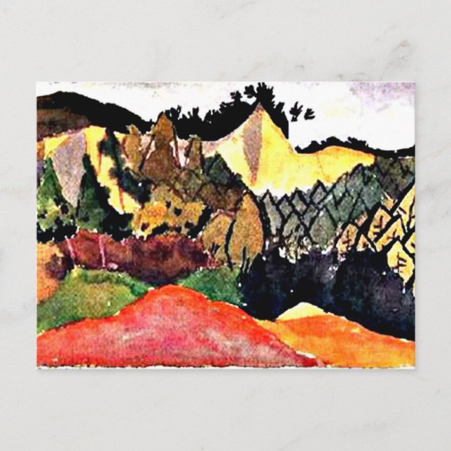 Carte Postale Klee - Dans la carrière (Devant)