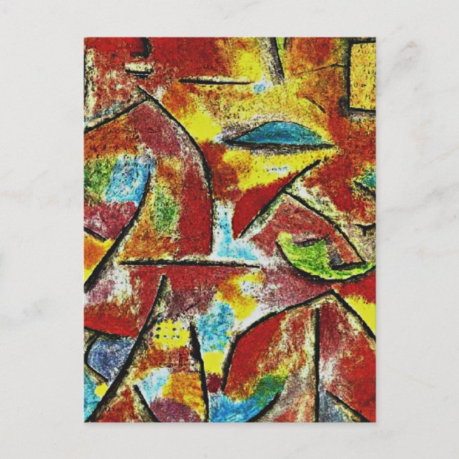 Carte Postale Klee - Enfant et tante (Devant)