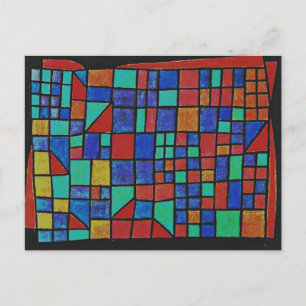 Carte Postale Klee - Façade en verre