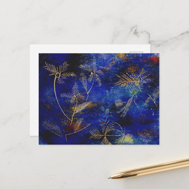 Carte Postale Klee - Fairy Tales, (Devant/Arrière en situation)