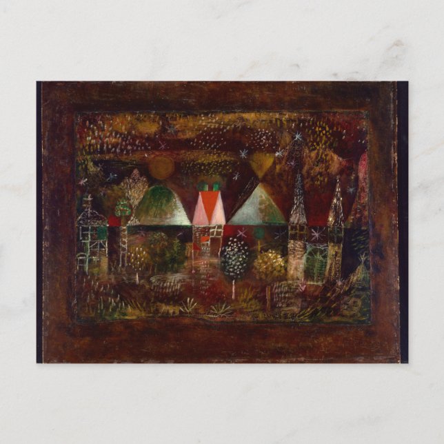 Carte Postale Klee - Fête de nuit (Devant)