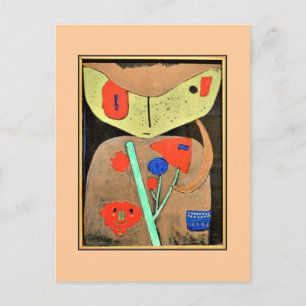 Carte Postale Klee - Figure du théâtre oriental