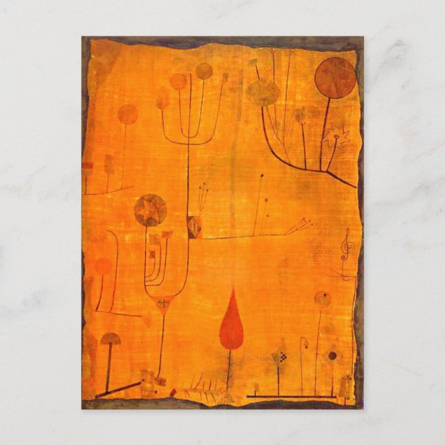 Carte Postale Klee - Fruits en rouge (Devant)