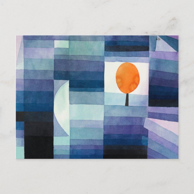 Carte Postale Klee - Le Porte-monnaie de l'automne (Devant)