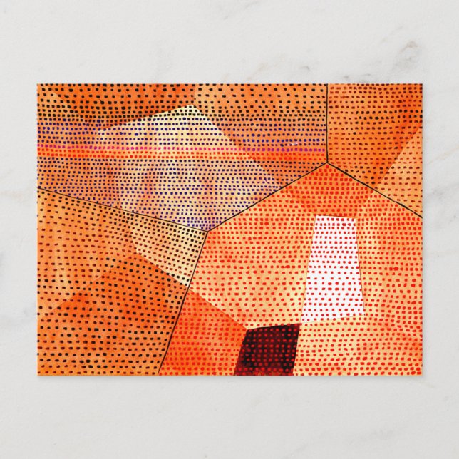 Carte Postale Klee - Modèle 106, Polyphonie en couleur (Devant)