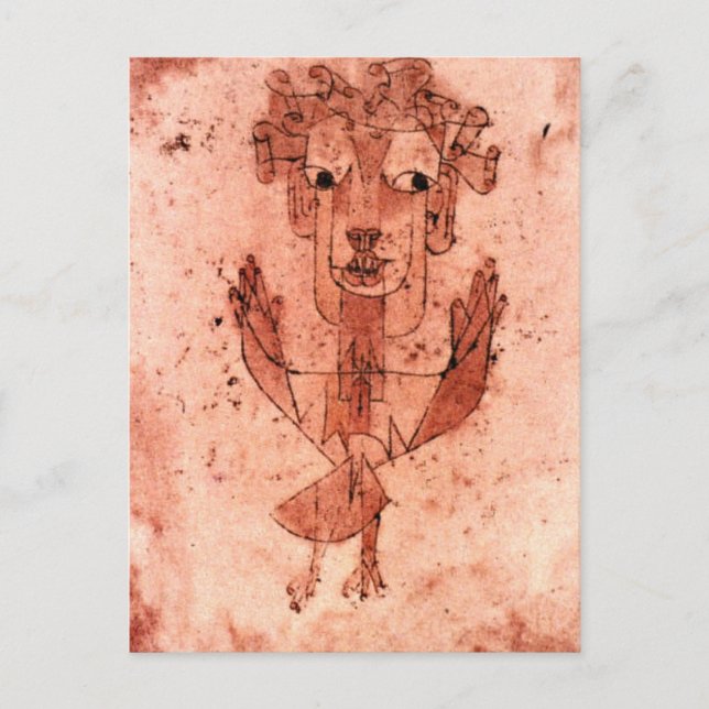 Carte Postale Klee - Nouvel Ange (Angelus Novus) (Devant)