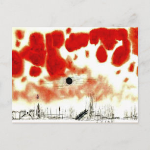 Carte Postale Klee - Nuages sur Bor,