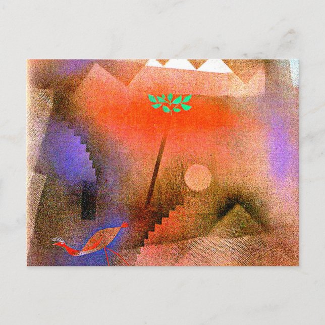 Carte Postale Klee - Oiseaux errants (Devant)