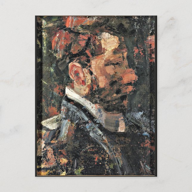 Carte Postale Klee - Portrait d'un homme (Devant)