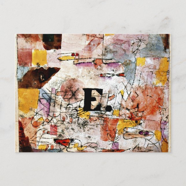 Carte Postale Klee - sauvagine - Peinture de canard (Devant)