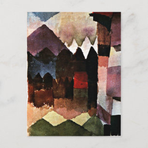 Carte Postale Klee - Sèche-cheveux dans le jardin de Marc