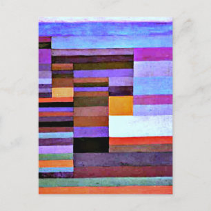 Carte Postale Klee - Soir de feu