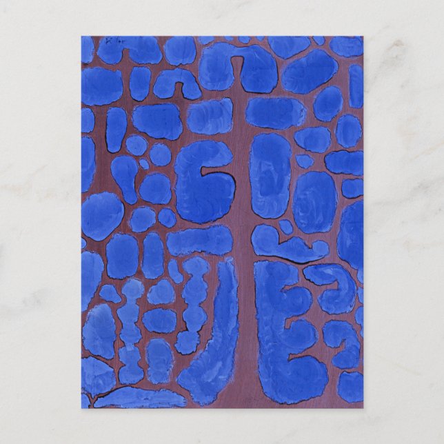 Carte Postale Klee - Soirée tardive (Devant)