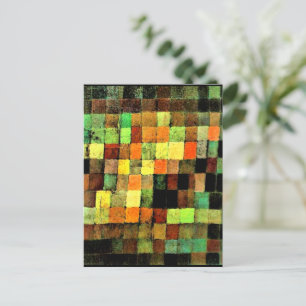 Carte Postale Klee - Son antique abstrait sur noir