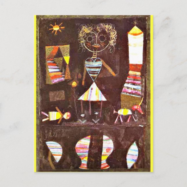 Carte Postale Klee - Théâtre de marionnettes (Devant)