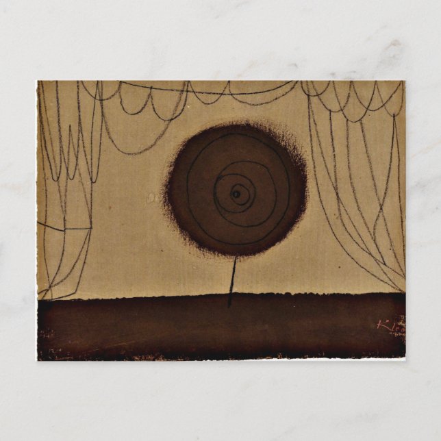 Carte Postale Klee - Une Fleur se produit (Devant)