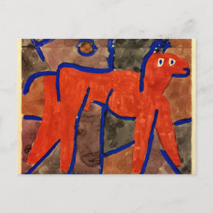 Carte Postale Klee - Wildes Tier à Bann