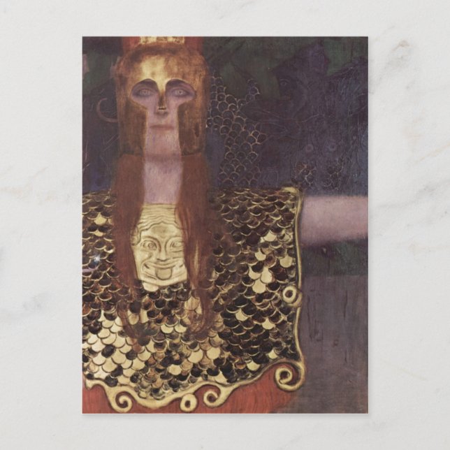 Carte Postale Klimt, Gustav Pallas Athena 1898 Technique ? l auf (Devant)