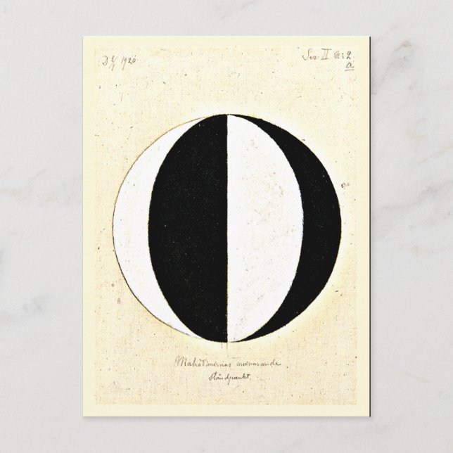 Carte Postale Klint - No 2a Le point de vue actuel de Mahatmas (Devant)