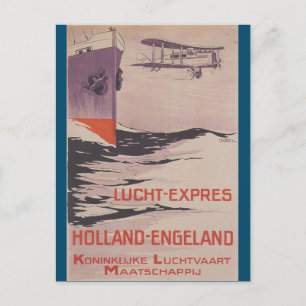 Carte Postale KLM Lucht-Express