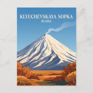Carte Postale Klyoutchevskoï Sopka Russie