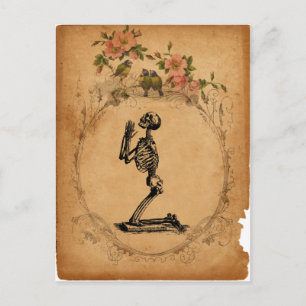 Carte postale Kneeling Skeleton