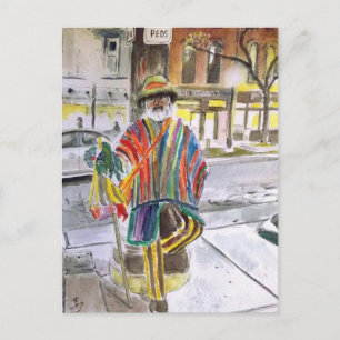 Carte Postale Knit Guy sur Main St. Ann Arbor, Michigan