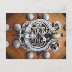 Carte Postale Knocker de porte de Prague