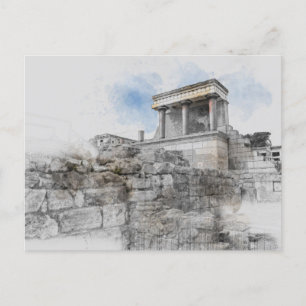 Carte postale Knossos Palace - Héraklion Crète Voy