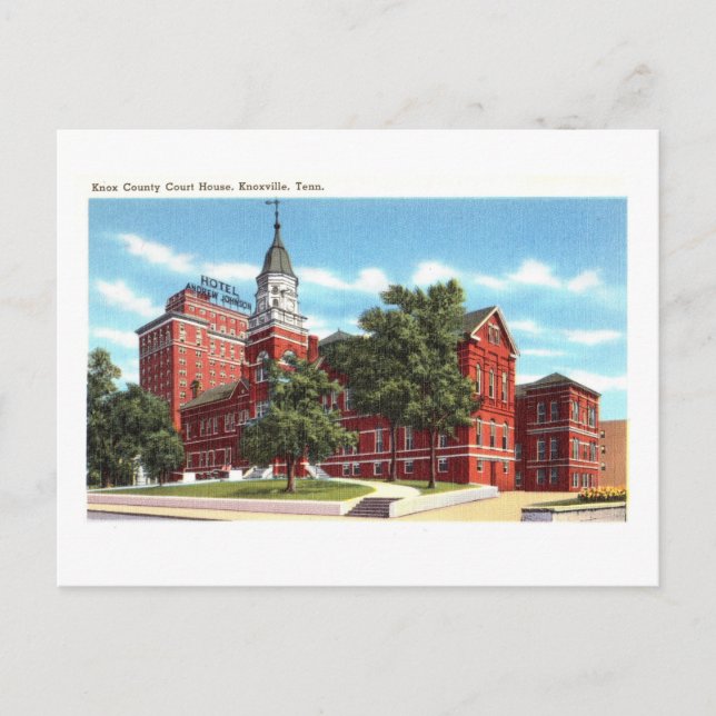 Carte Postale Knox County Court House à Knoxville, Tenn., (Devant)