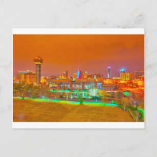 Carte Postale knoxville tn la nuit