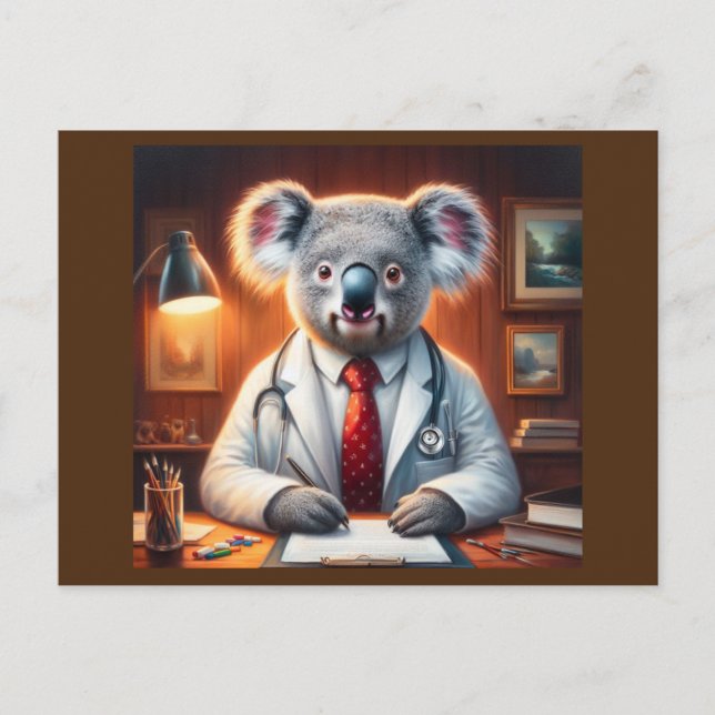 Carte Postale Koala Doctor (Devant)