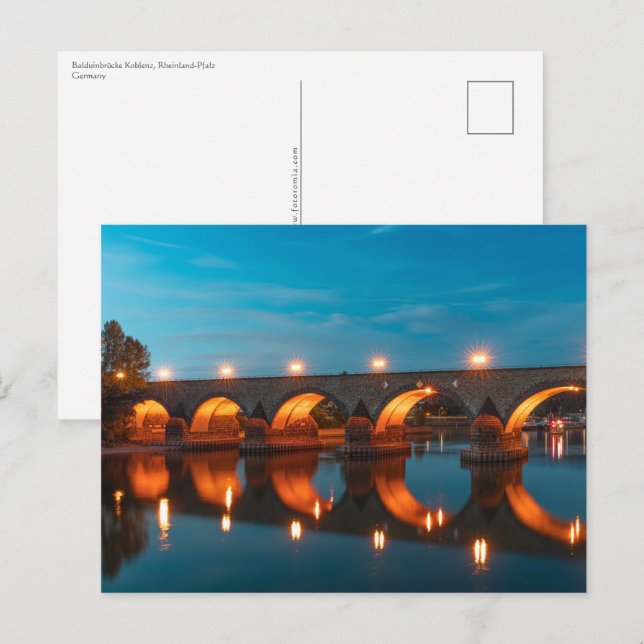 Carte Postale Koblenz Allemagne (Devant / Derrière)