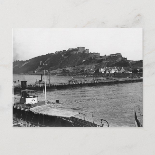 Carte Postale Koblenz, Ehrenbreitstein, c.1910 (Devant)