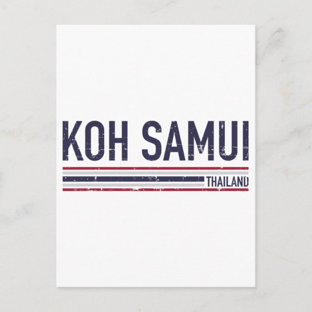 Carte Postale Koh Samui (Devant)