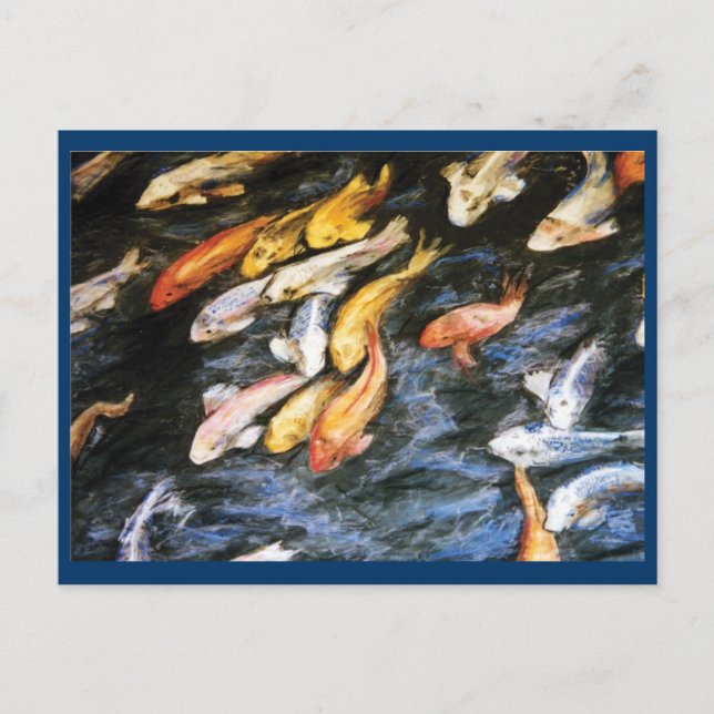 Carte postale Koi Fish (Devant)