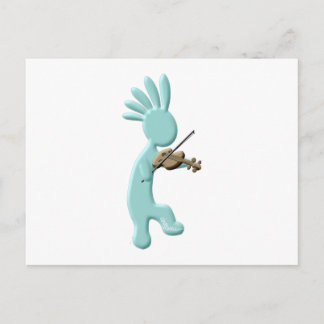 Carte Postale Kokopelli Fiddle