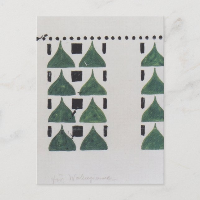 Carte Postale Koloman Moser- Projet pour la décoration murale (Devant)