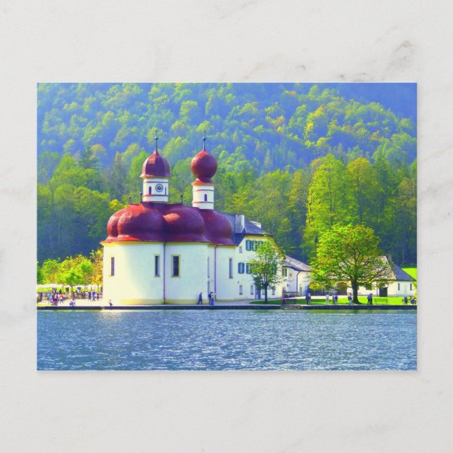 Carte Postale Königsee St Bartholomä (Devant)