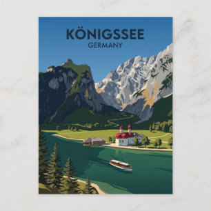 Carte Postale Königssee Allemagne