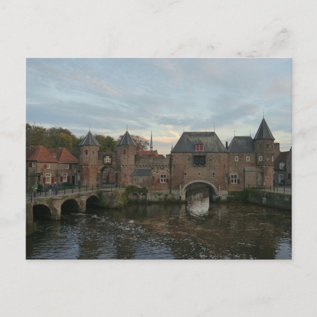 Carte Postale Koppelpoort, Amersfoort, Pays-Bas (Devant)