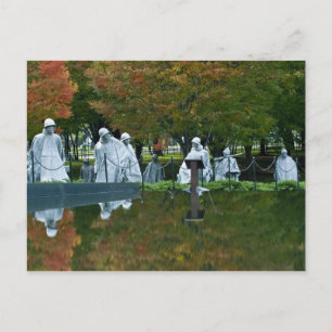 Carte Postale Korean War Veterans Memorial Postcard