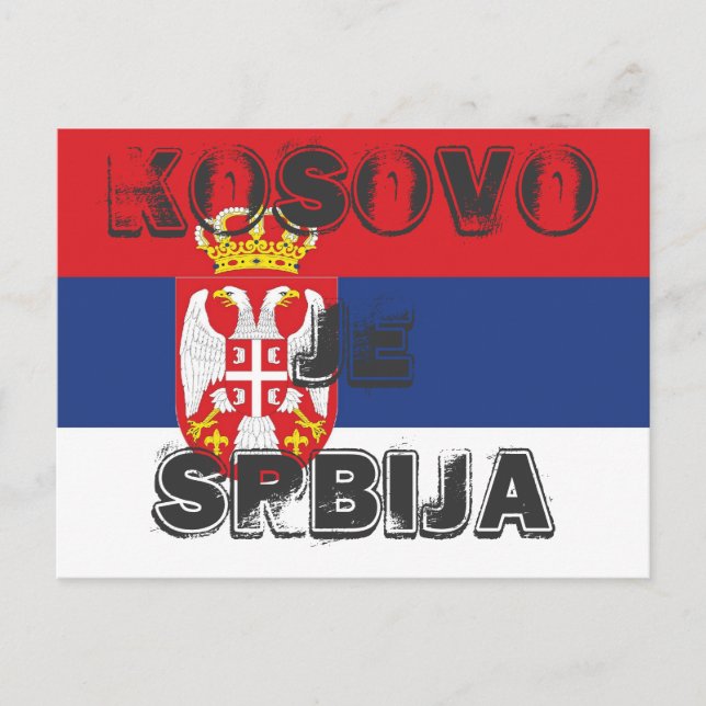 CARTE POSTALE KOSOVO JE SRBIJA (Devant)