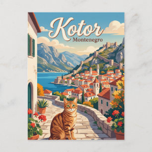 Carte Postale Kotor, Monténégro Monténégro