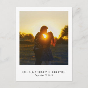 Carte Postale Kraft Paper Love Et Merci Script Photo