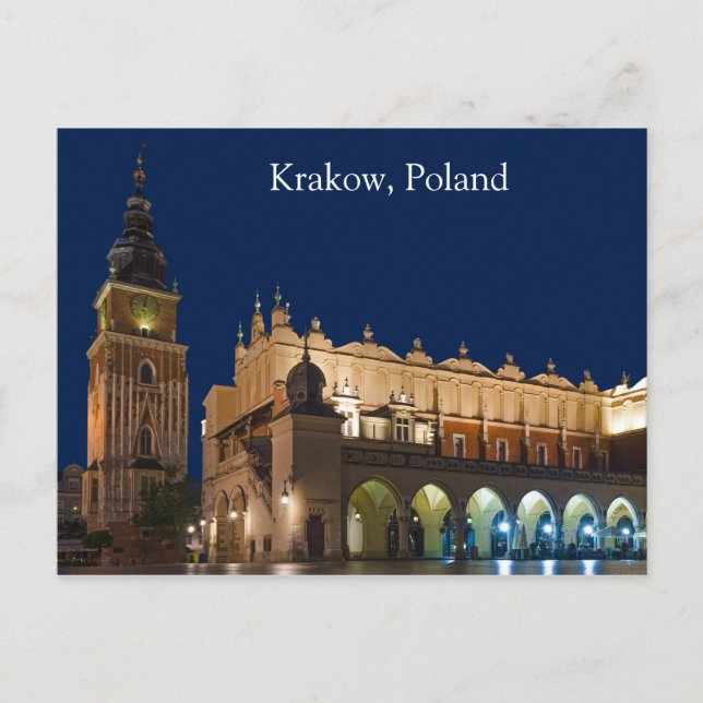 Carte postale Krakow Cloth Hall Pologne (Devant)