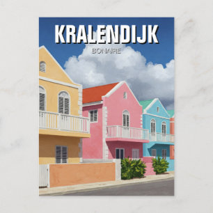 Carte Postale Kralendijk Bonaire Pays-Bas Caraïbes