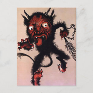 Carte postale Krampus Art vintage