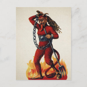Carte Postale Krampus vintage