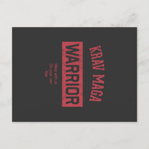 Carte Postale Krav Warrior